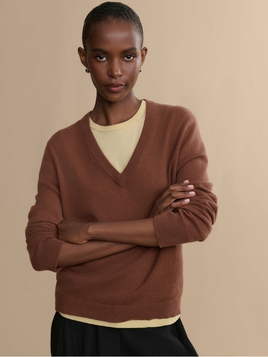 Jenni Kayne Sweaters - Jenni Kayne Flynn Cashmere Sweater Canyon XS